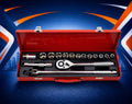 1/2" Drive Socket Wrench Set - 17 Piece