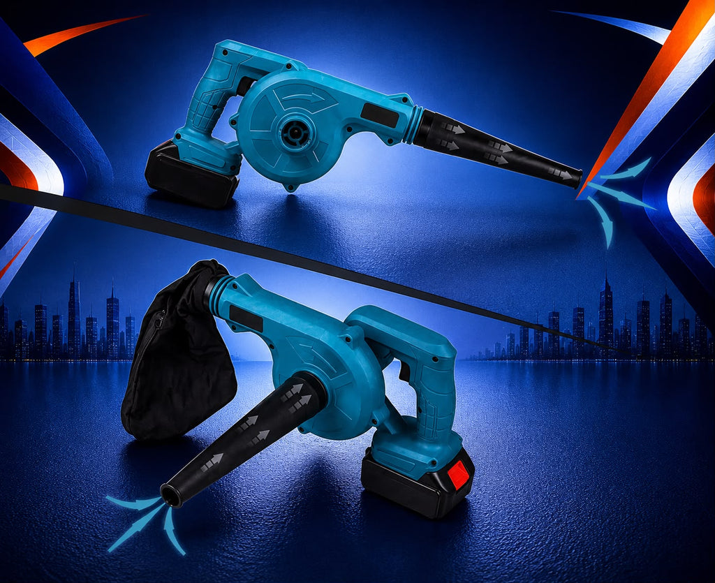 21V Cordless Leaf Blower & Vacuum