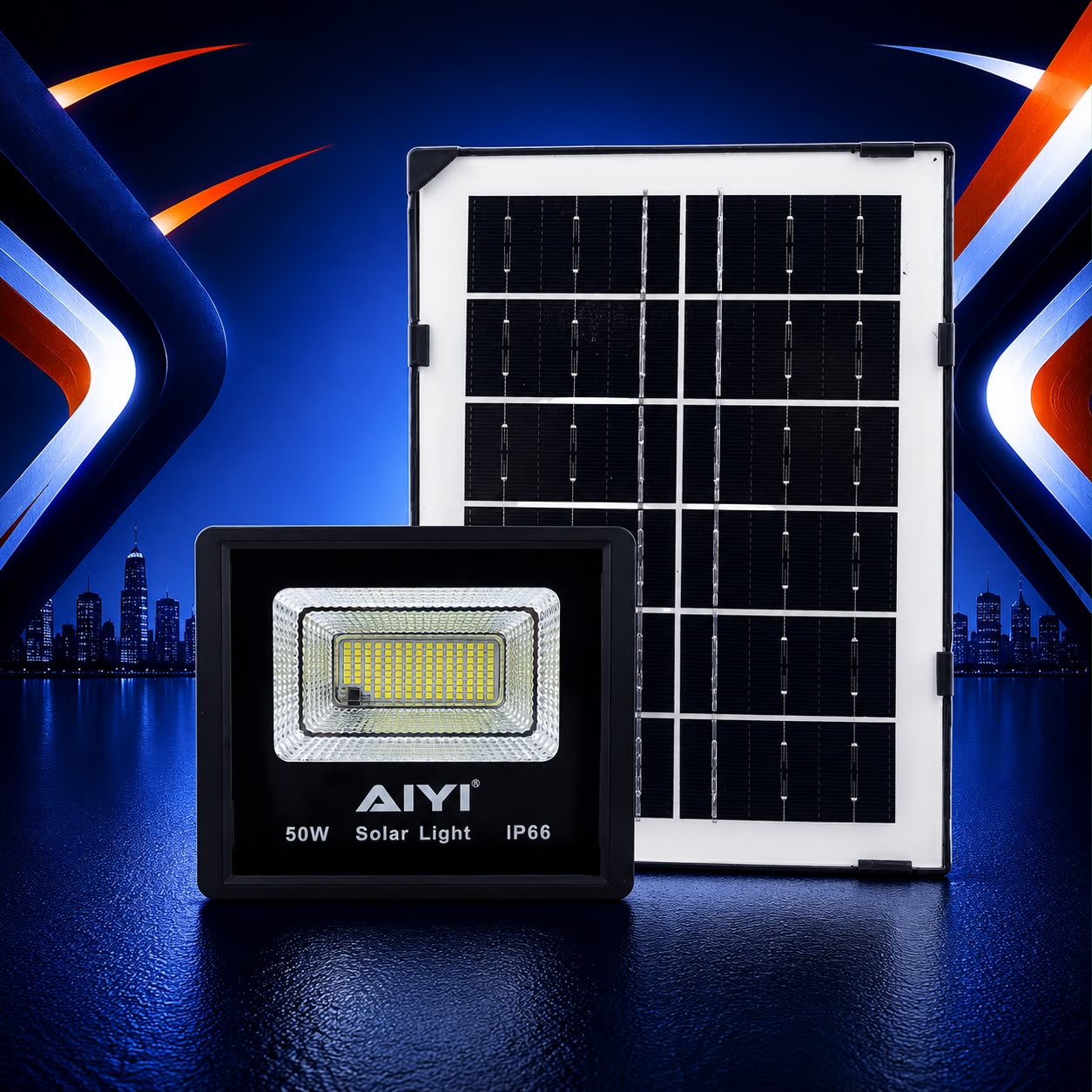 50W Solar Flood Light