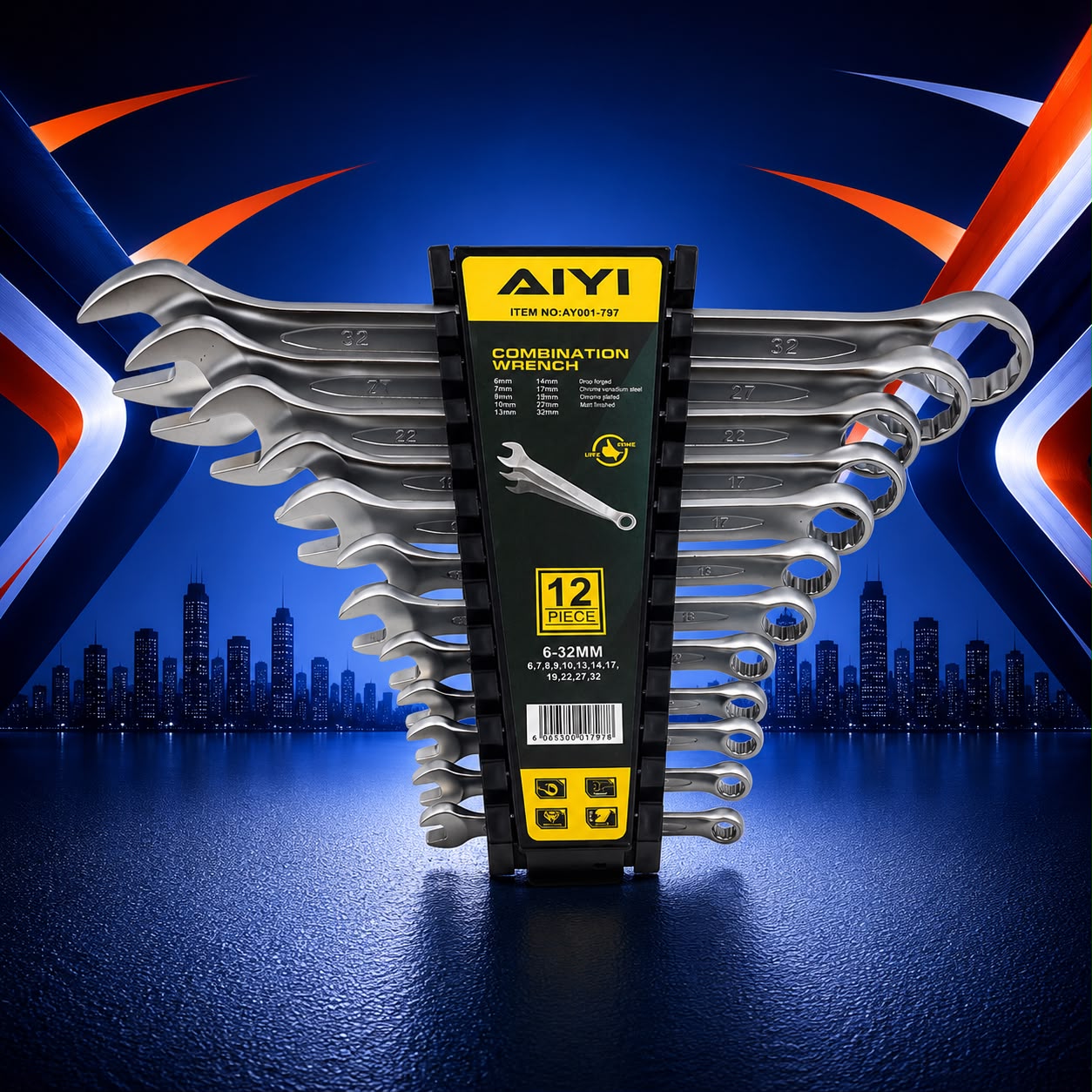 12-Piece Combination Wrench Set