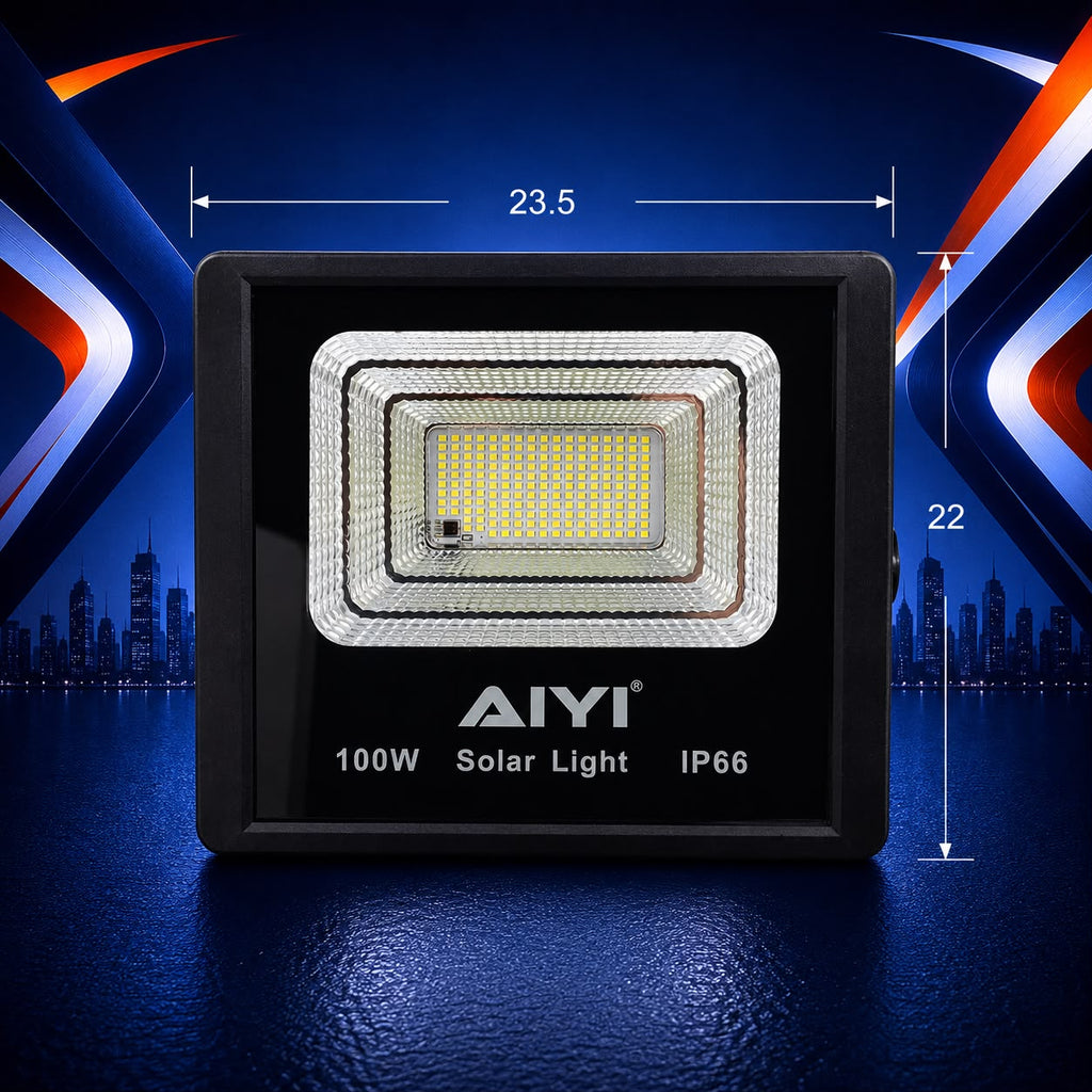 100W Solar Flood Light