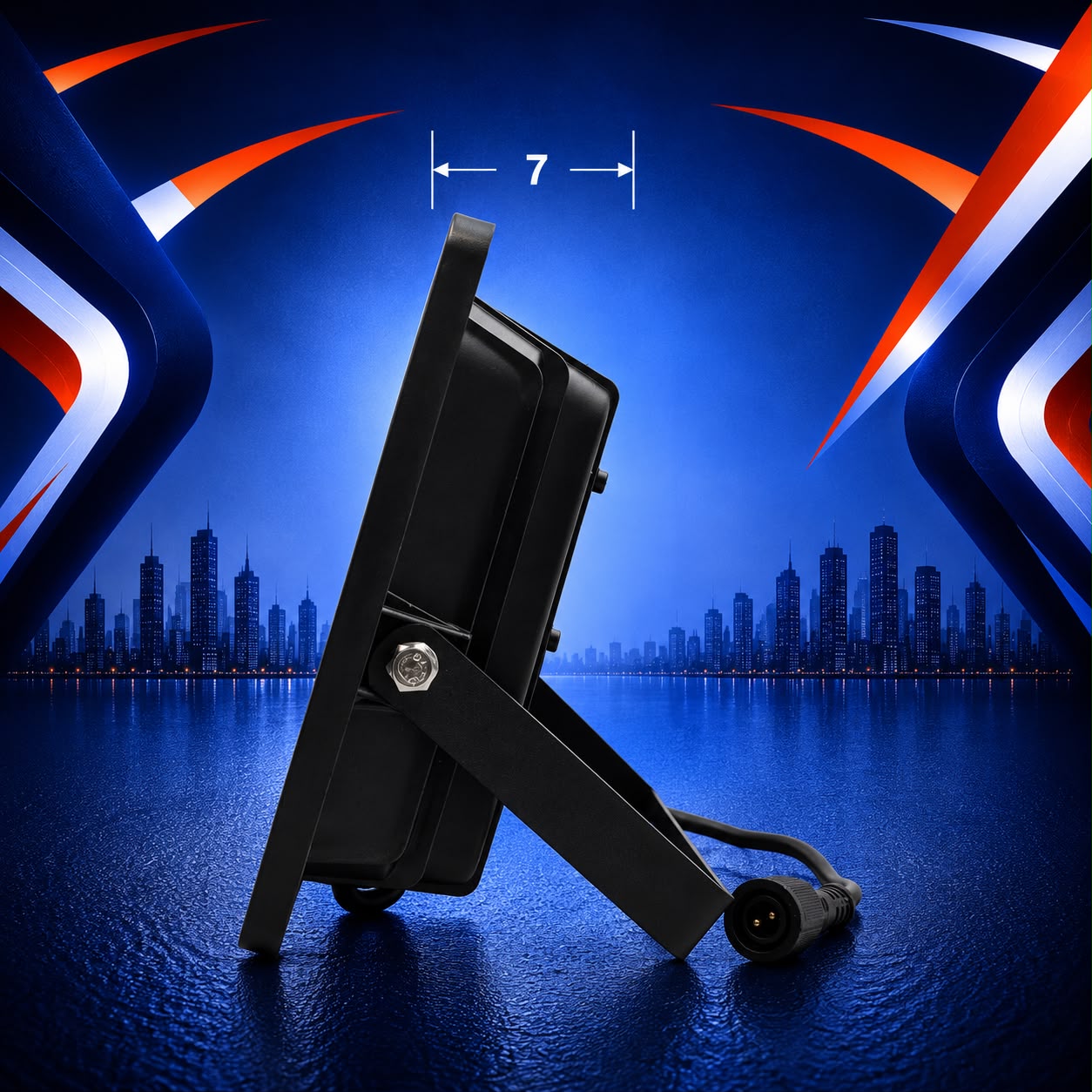 100W Solar Flood Light