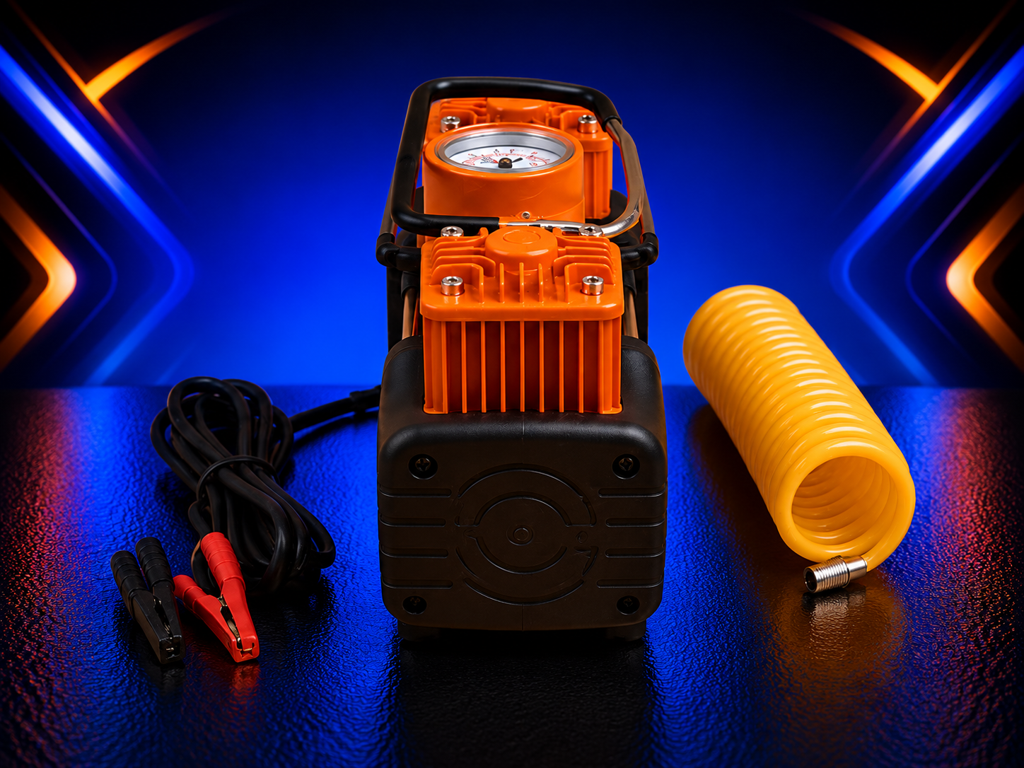 12V Heavy-Duty Portable Air Compressor
