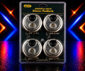4-Pack Stainless Steel Discus Padlocks